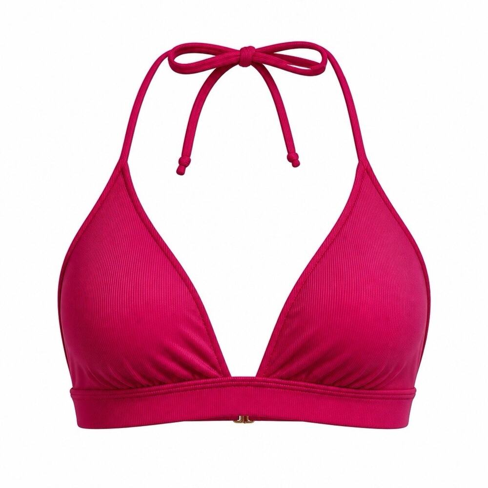 NWT Shade & Shore Pink Full Coverage Padded Bikini Top Size XL 40D 40C